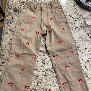 Boys Virginia Tech Embroidered Chino Pants